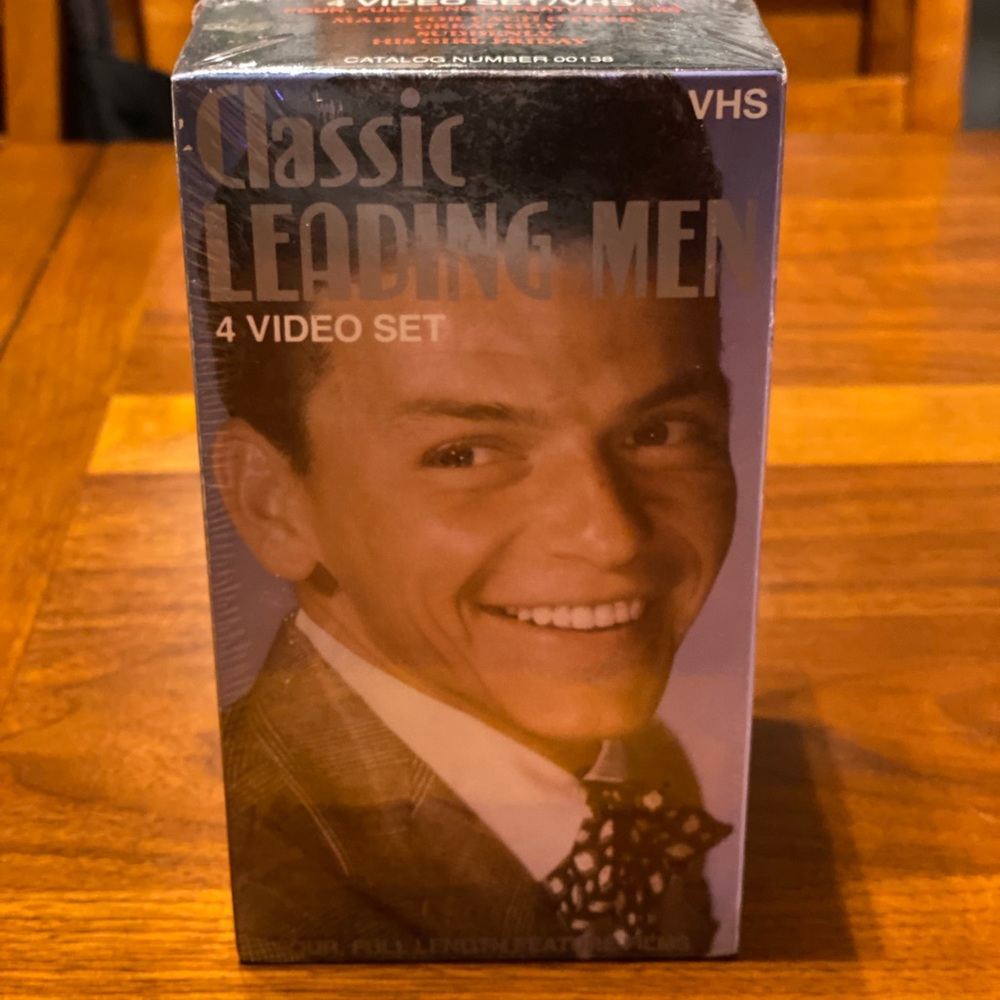 VHS Classic Leading Men 4 Video Set